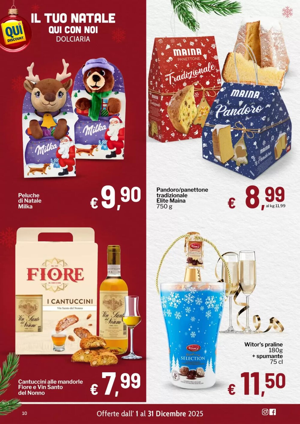Volantino promozionale Qui Discount  valide dal 02/12/2025 - Pagina 10.