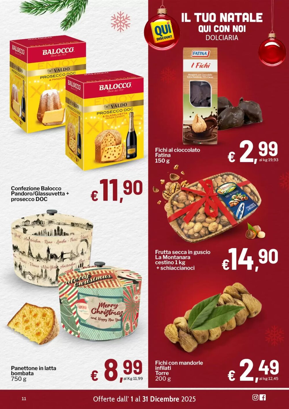 Volantino promozionale Qui Discount  valide dal 02/12/2025 - Pagina 11.