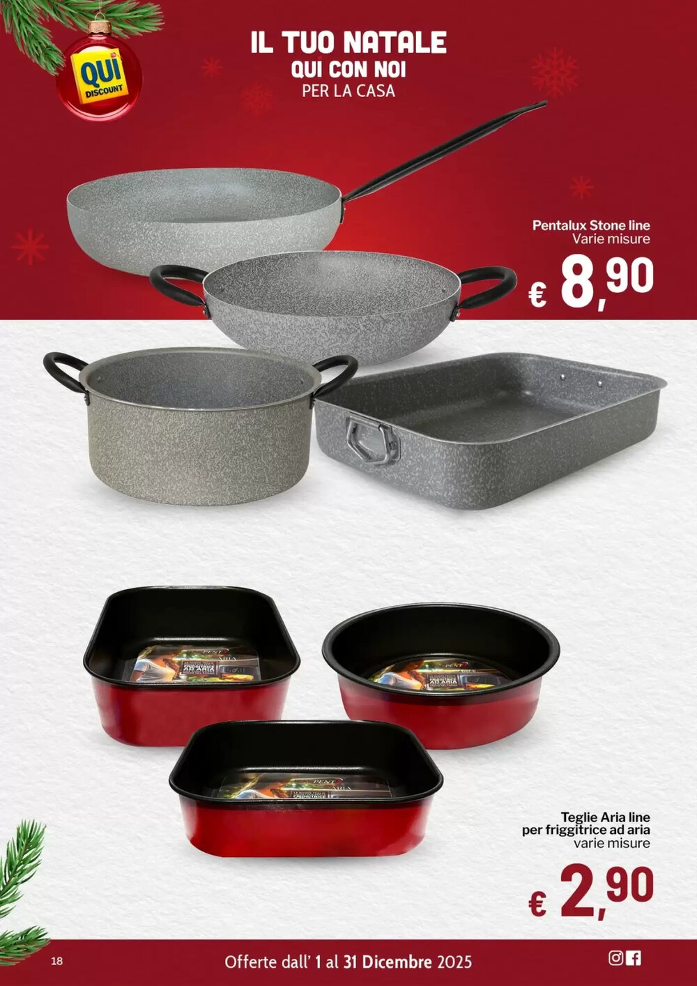 Volantino promozionale Qui Discount  valide dal 02/12/2025 - Pagina 18.