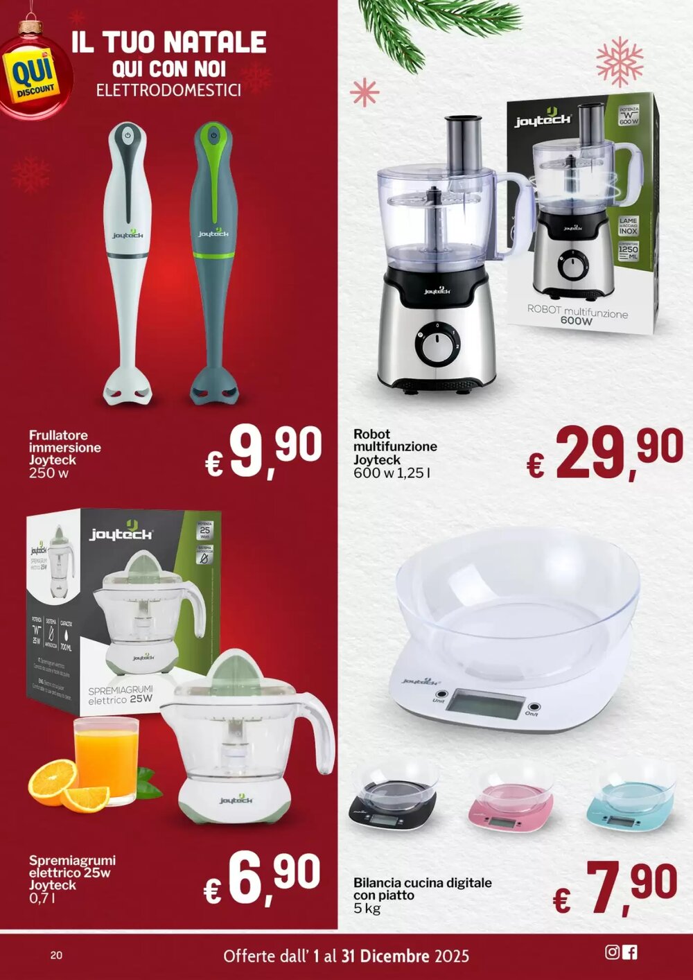 Volantino promozionale Qui Discount  valide dal 02/12/2025 - Pagina 20.