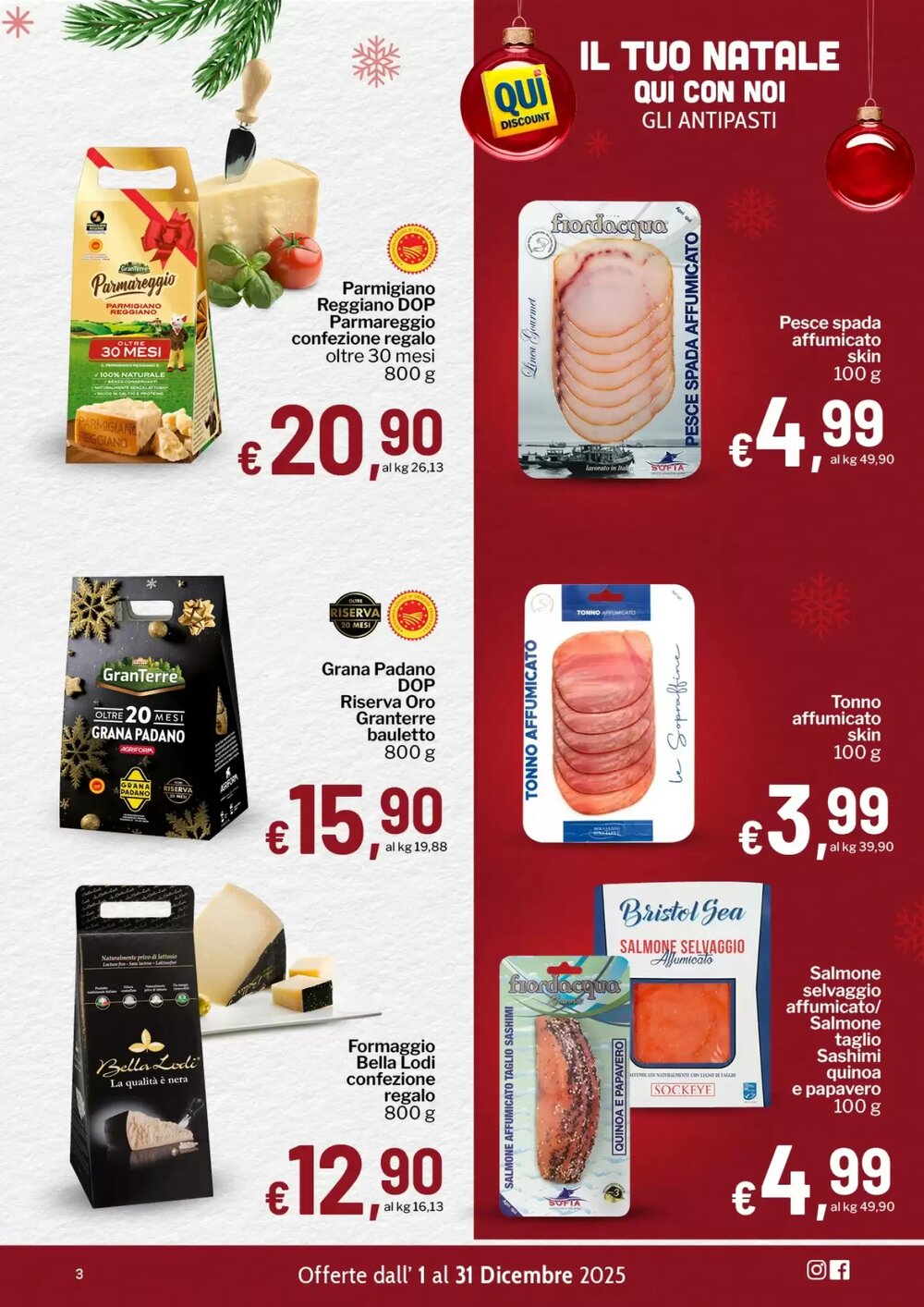 Volantino promozionale Qui Discount  valide dal 02/12/2025 - Pagina 3.