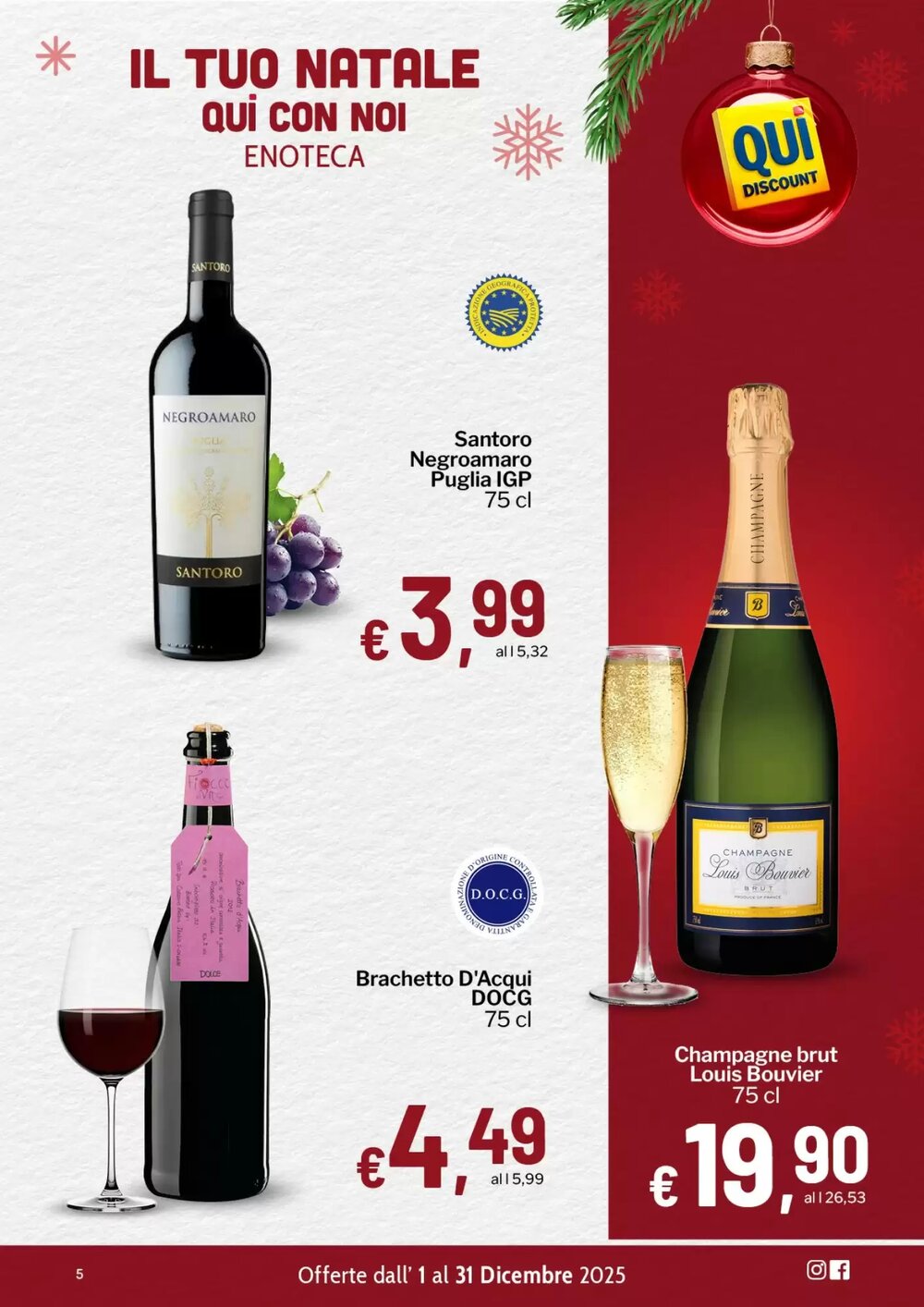 Volantino promozionale Qui Discount  valide dal 02/12/2025 - Pagina 5.
