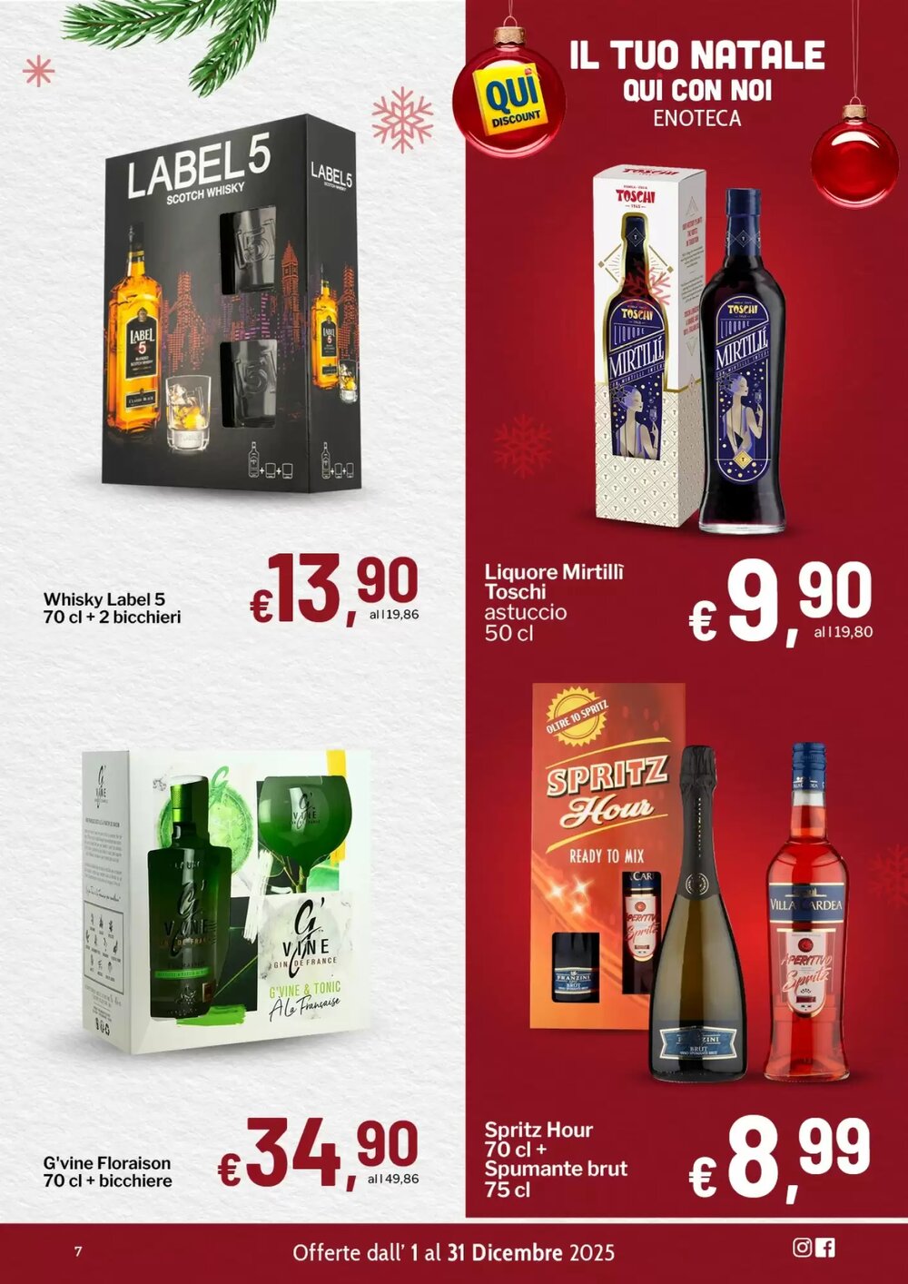 Volantino promozionale Qui Discount  valide dal 02/12/2025 - Pagina 7.