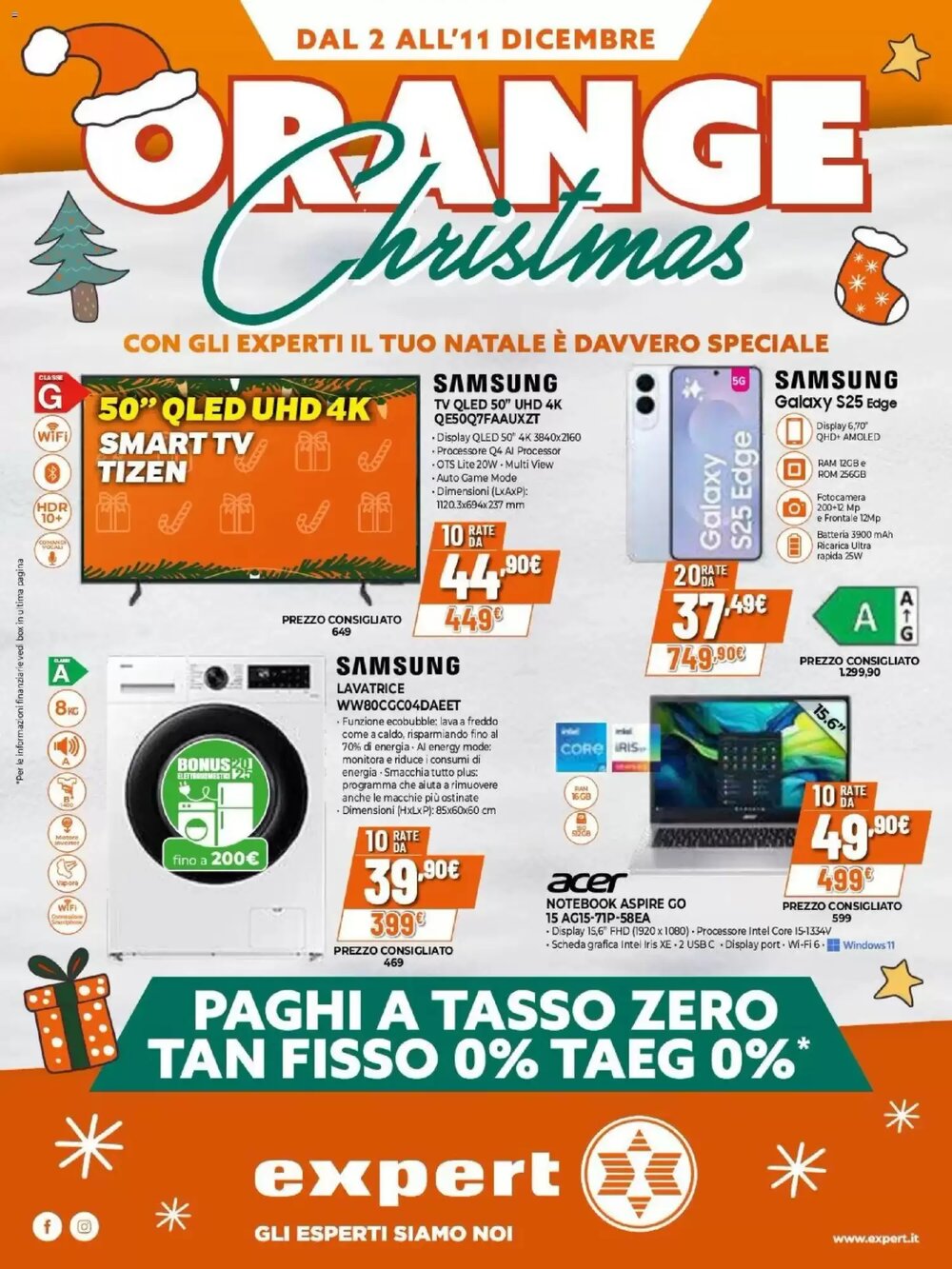 Volantino promozionale Expert  valide dal 02/12/2025 - Pagina 1.