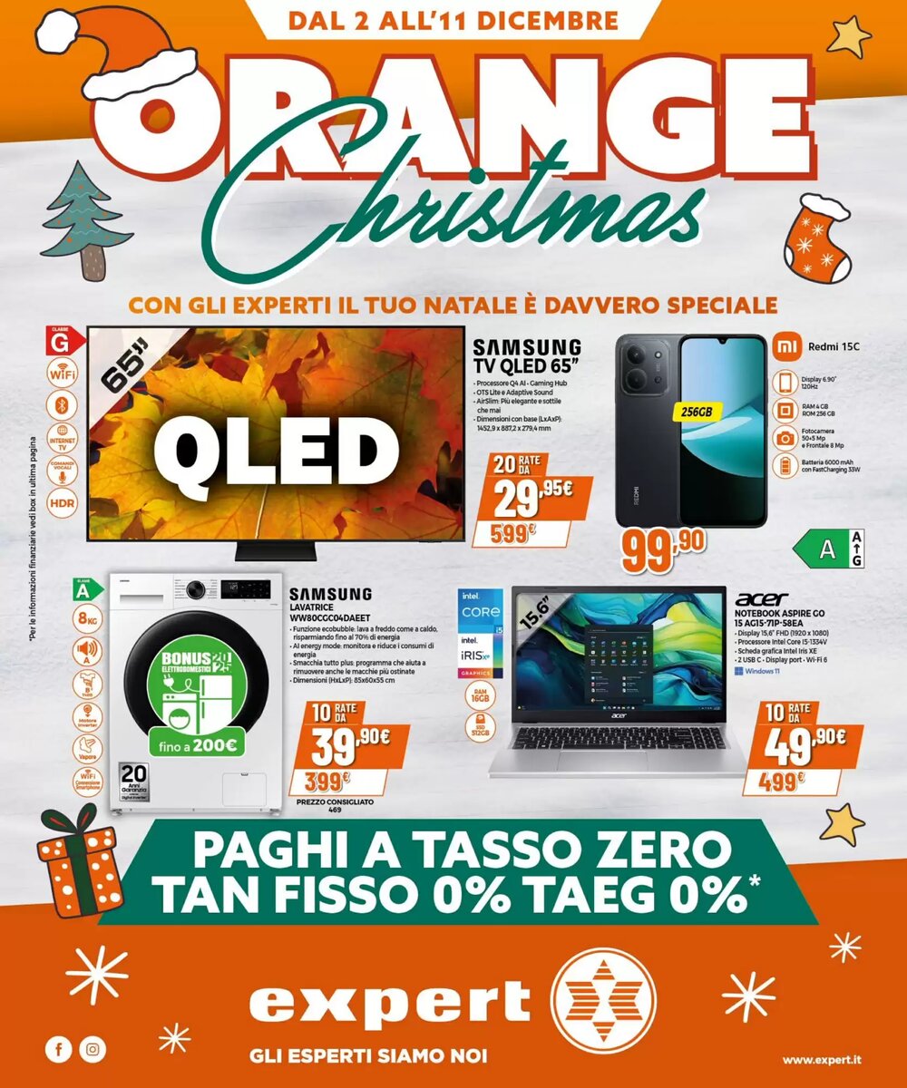 Volantino promozionale Expert  valide dal 02/12/2025 - Pagina 1.