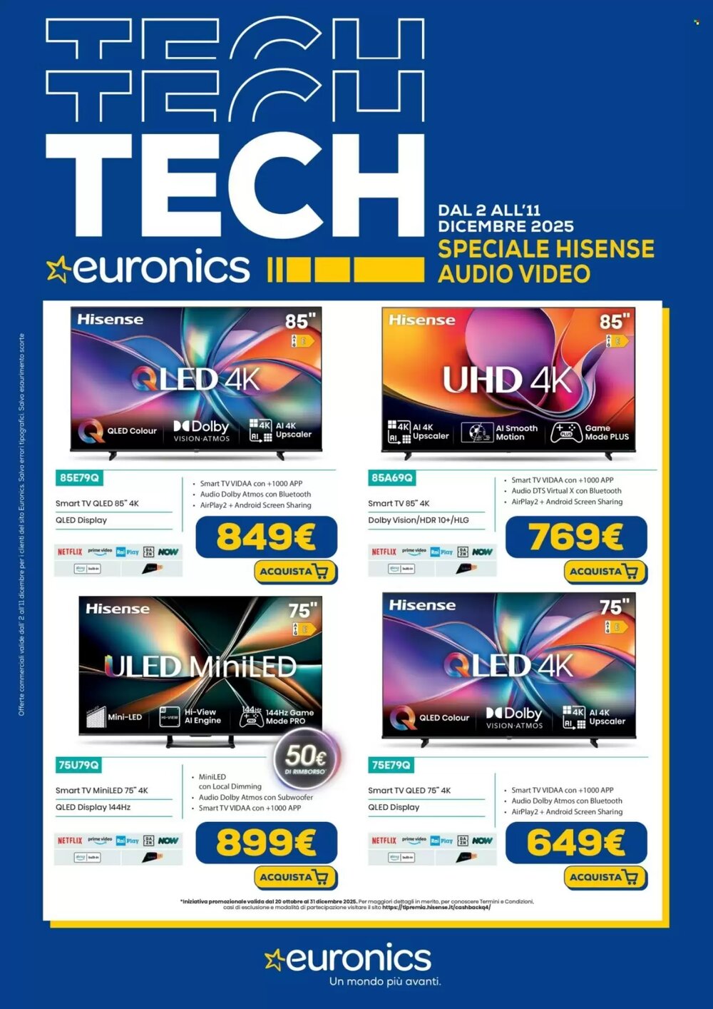 Volantino promozionale Euronics  valide dal 02/12/2025 - Pagina 1.