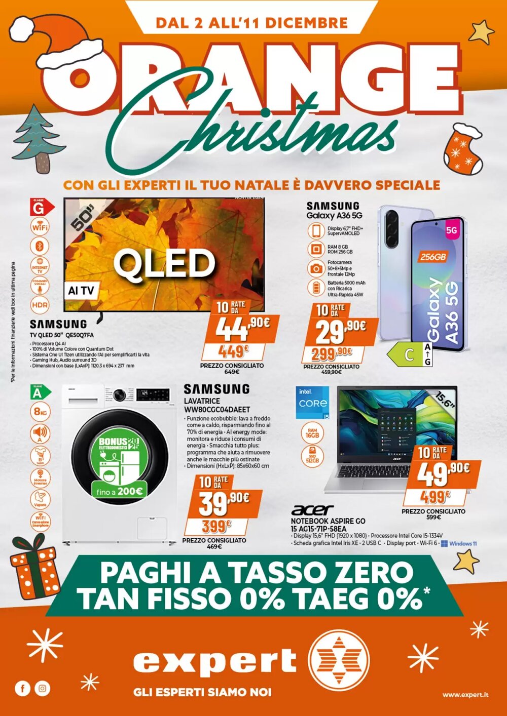 Volantino promozionale Expert  valide dal 02/12/2025 - Pagina 1.