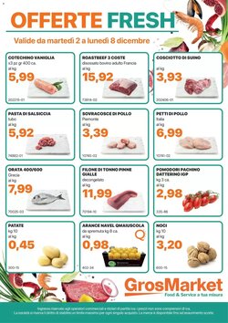 Volantino promozionale GrosMarket valide dal 02/12/2025