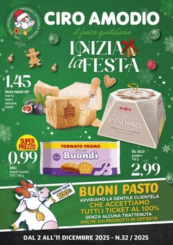 Volantino promozionale Ciro Amodio  valide dal 02/12/2025