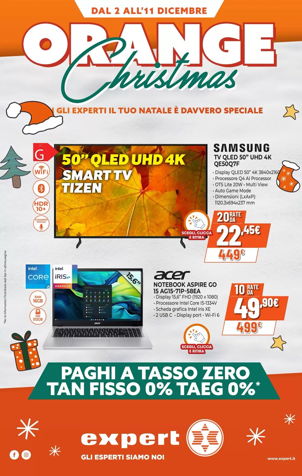 Volantino promozionale Expert  valide dal 02/12/2025 - Pagina 1.