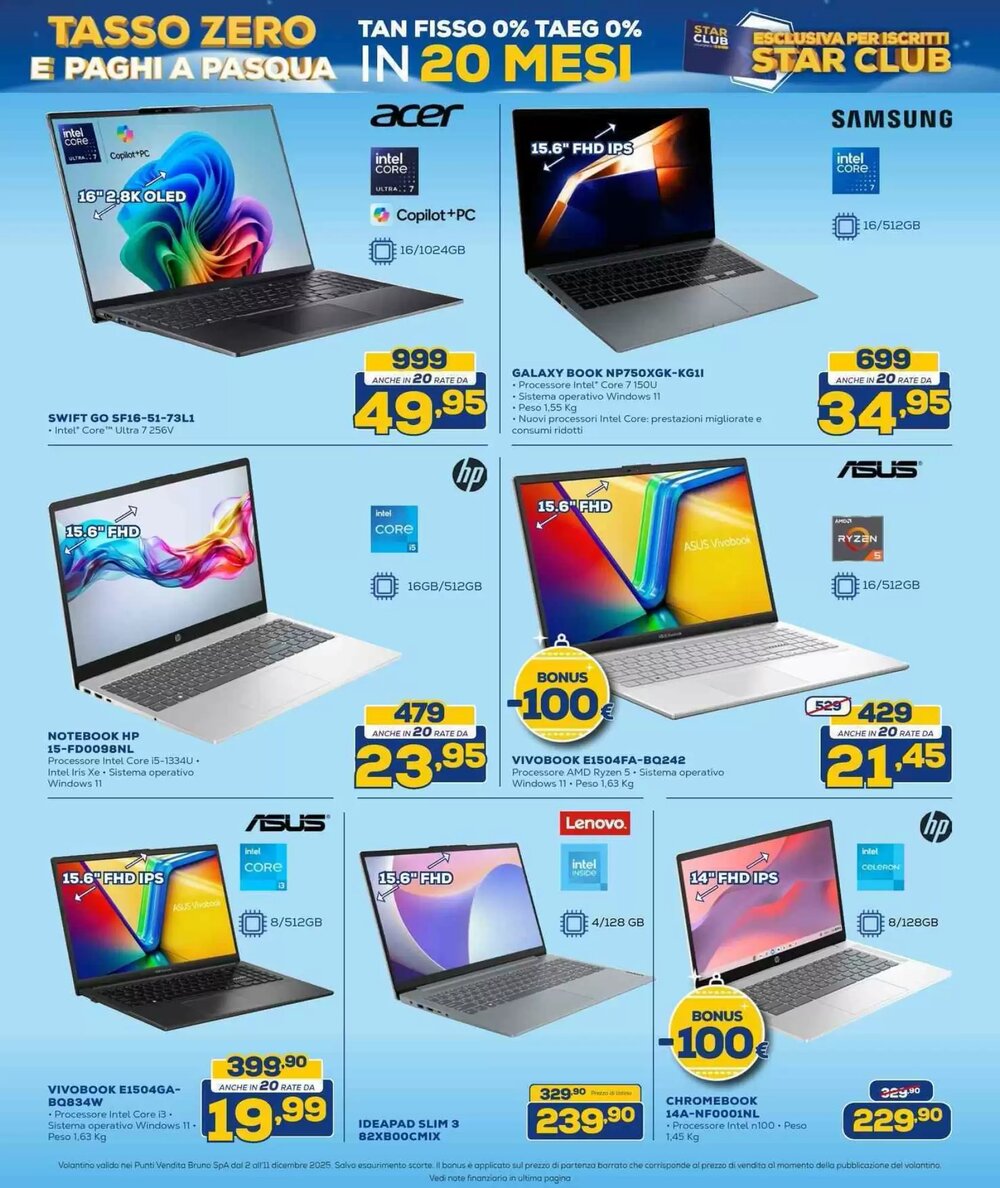 Volantino promozionale Euronics Bruno  valide dal 02/12/2025 - Pagina 5.