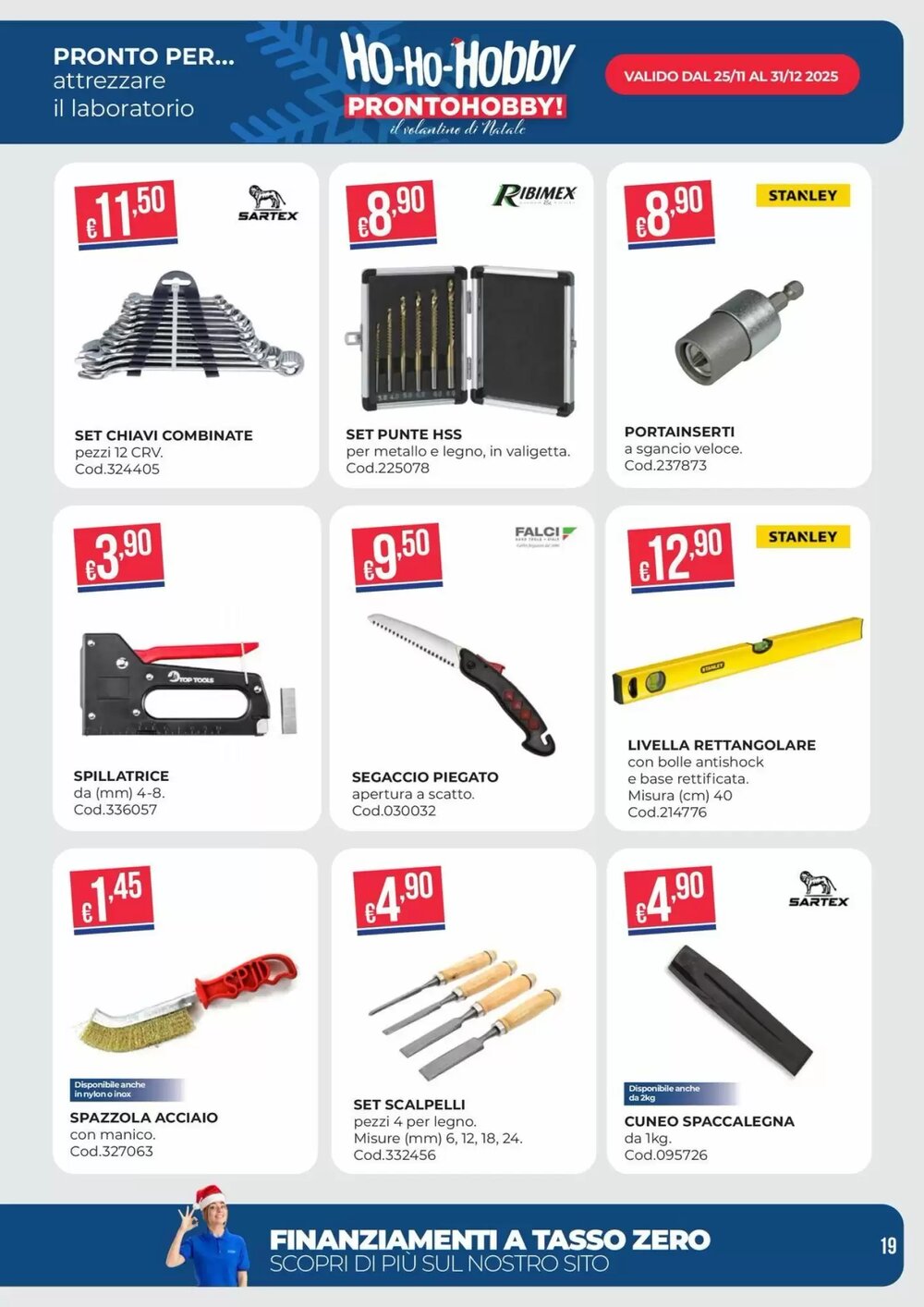 Volantino promozionale Pronto Hobby  valide dal 02/12/2025 - Pagina 19.