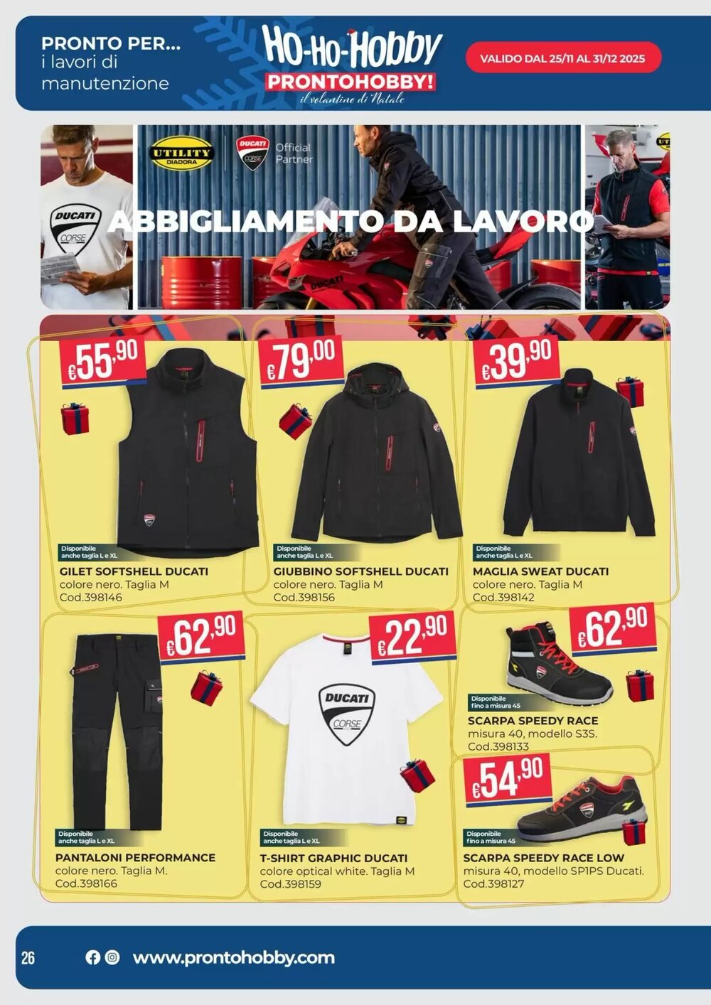 Volantino promozionale Pronto Hobby  valide dal 02/12/2025 - Pagina 26.