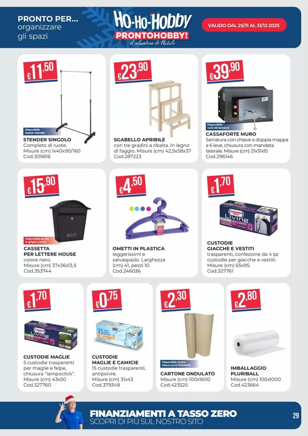 Volantino promozionale Pronto Hobby  valide dal 02/12/2025 - Pagina 29.
