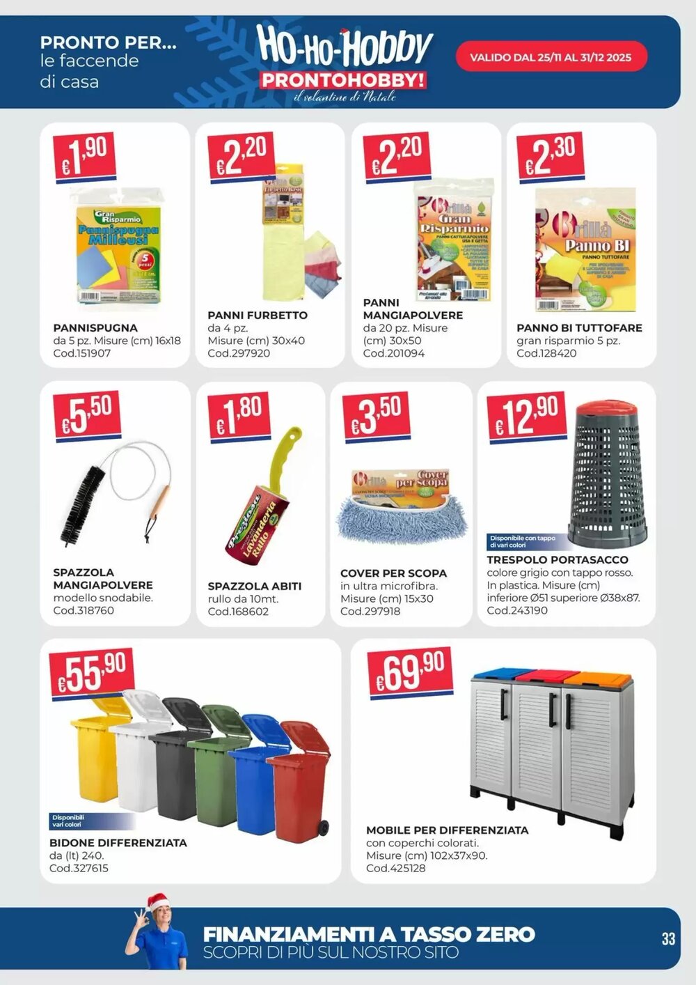 Volantino promozionale Pronto Hobby  valide dal 02/12/2025 - Pagina 33.