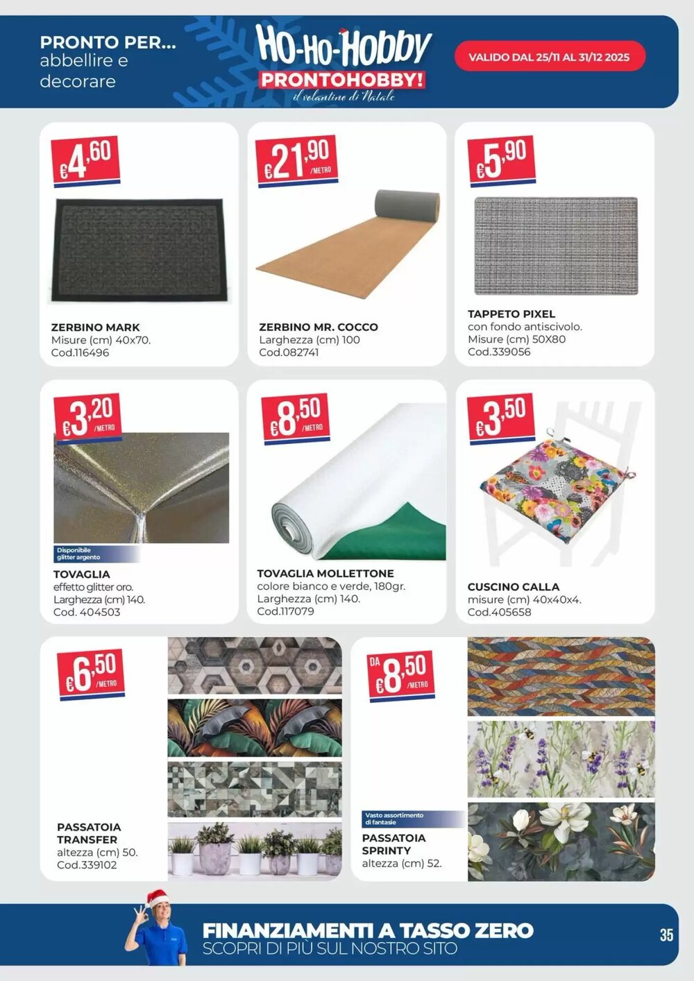 Volantino promozionale Pronto Hobby  valide dal 02/12/2025 - Pagina 35.