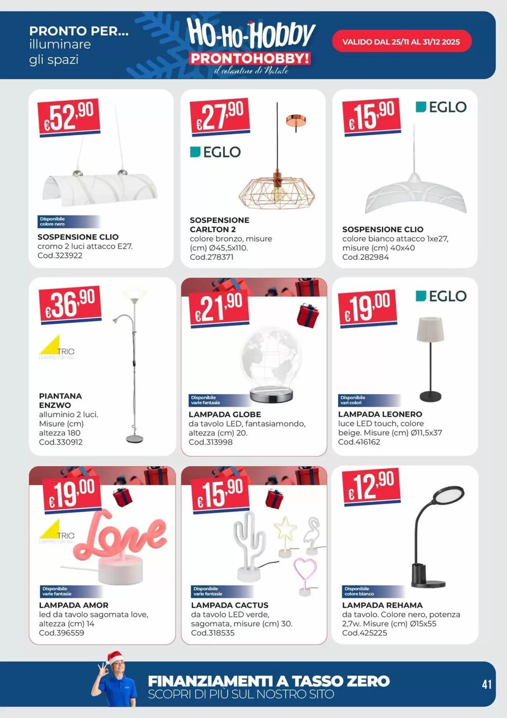 Volantino promozionale Pronto Hobby  valide dal 02/12/2025 - Pagina 41.