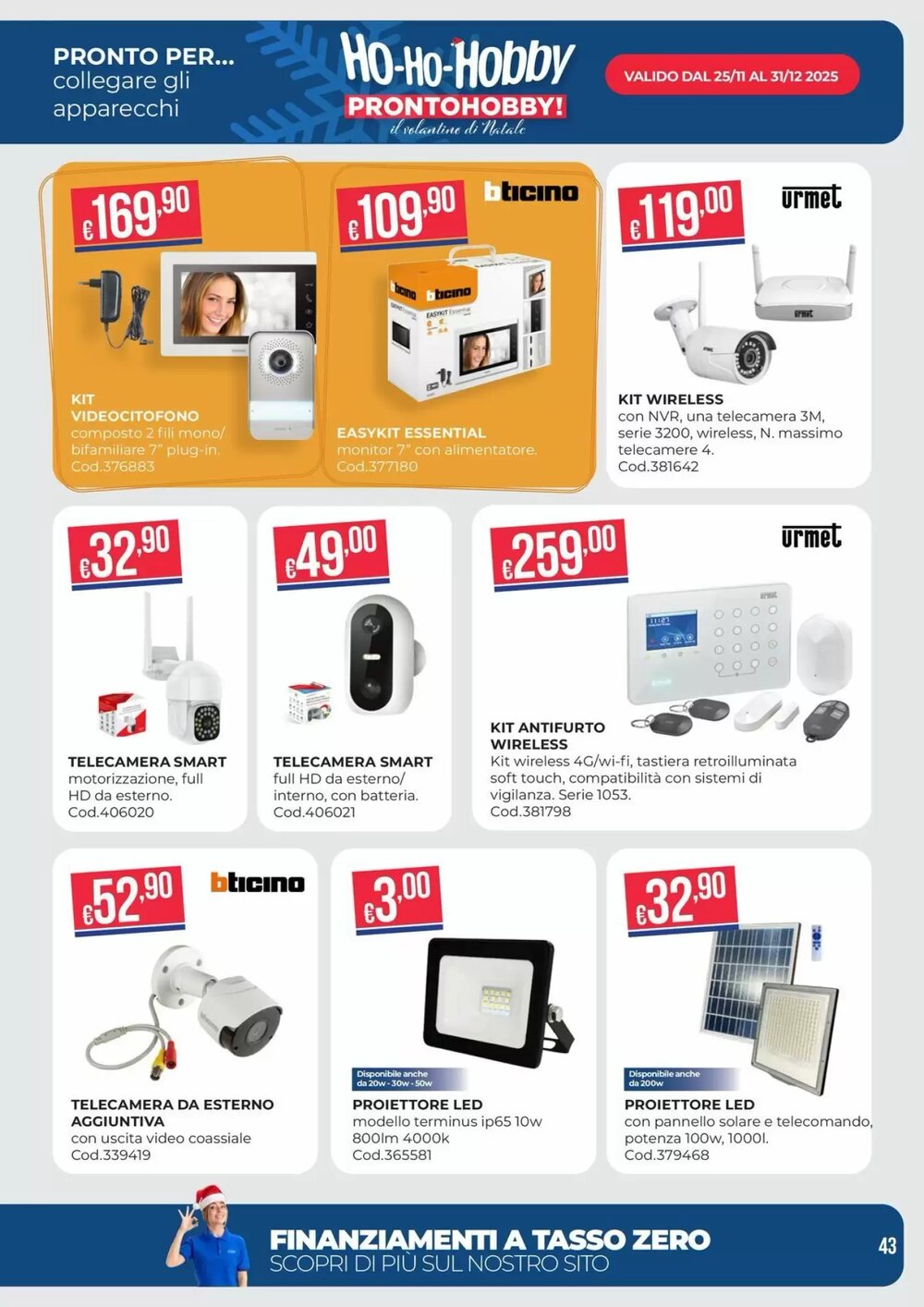 Volantino promozionale Pronto Hobby  valide dal 02/12/2025 - Pagina 43.