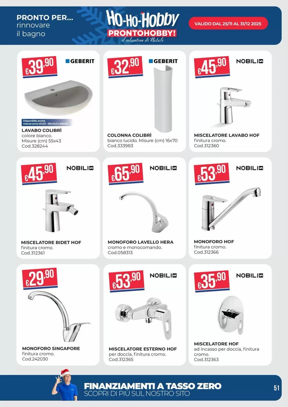 Volantino promozionale Pronto Hobby  valide dal 02/12/2025 - Pagina 51.