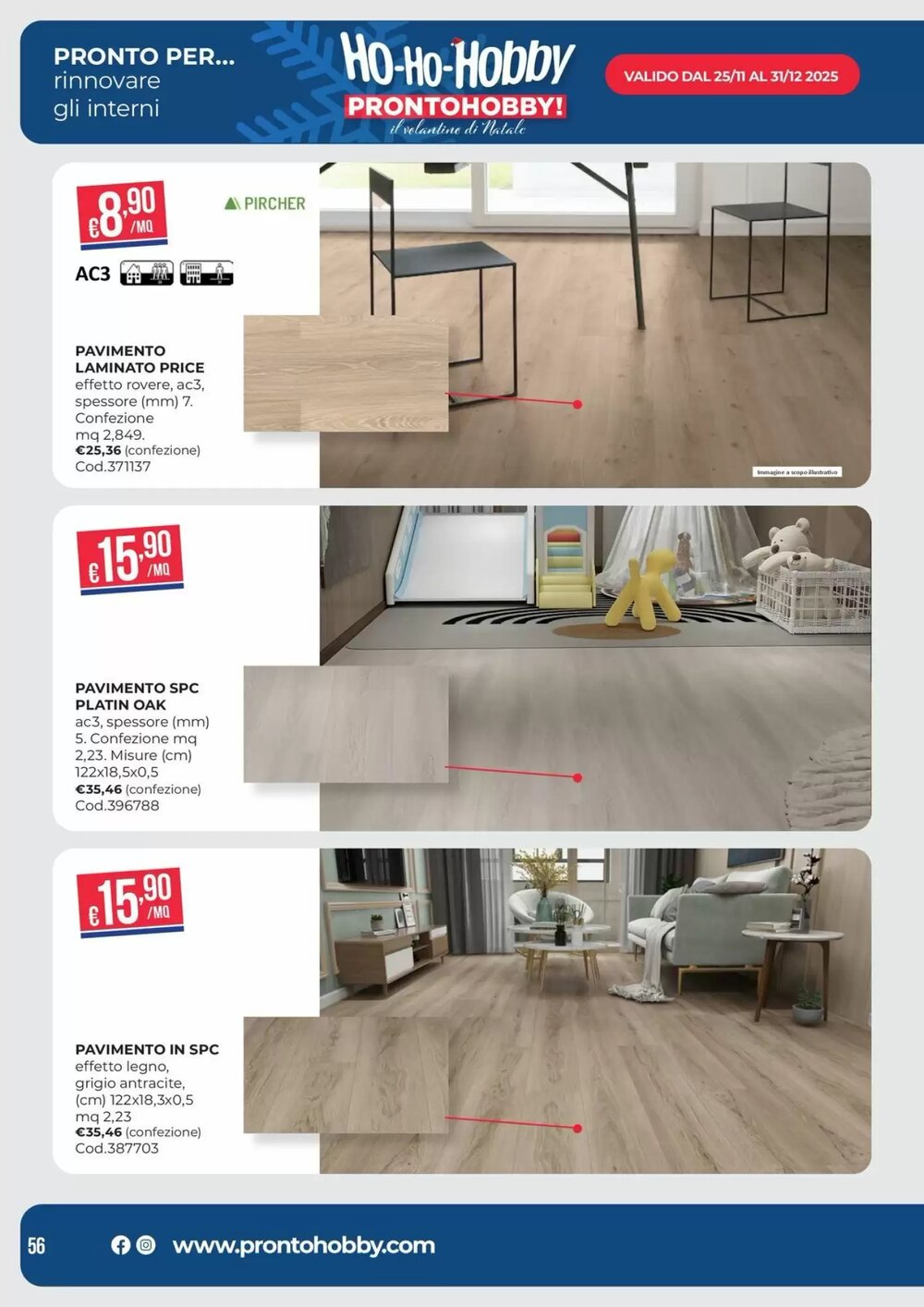 Volantino promozionale Pronto Hobby  valide dal 02/12/2025 - Pagina 56.