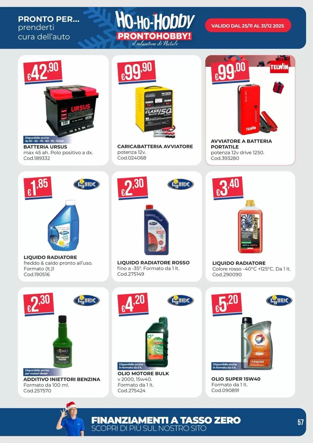 Volantino promozionale Pronto Hobby  valide dal 02/12/2025 - Pagina 57.