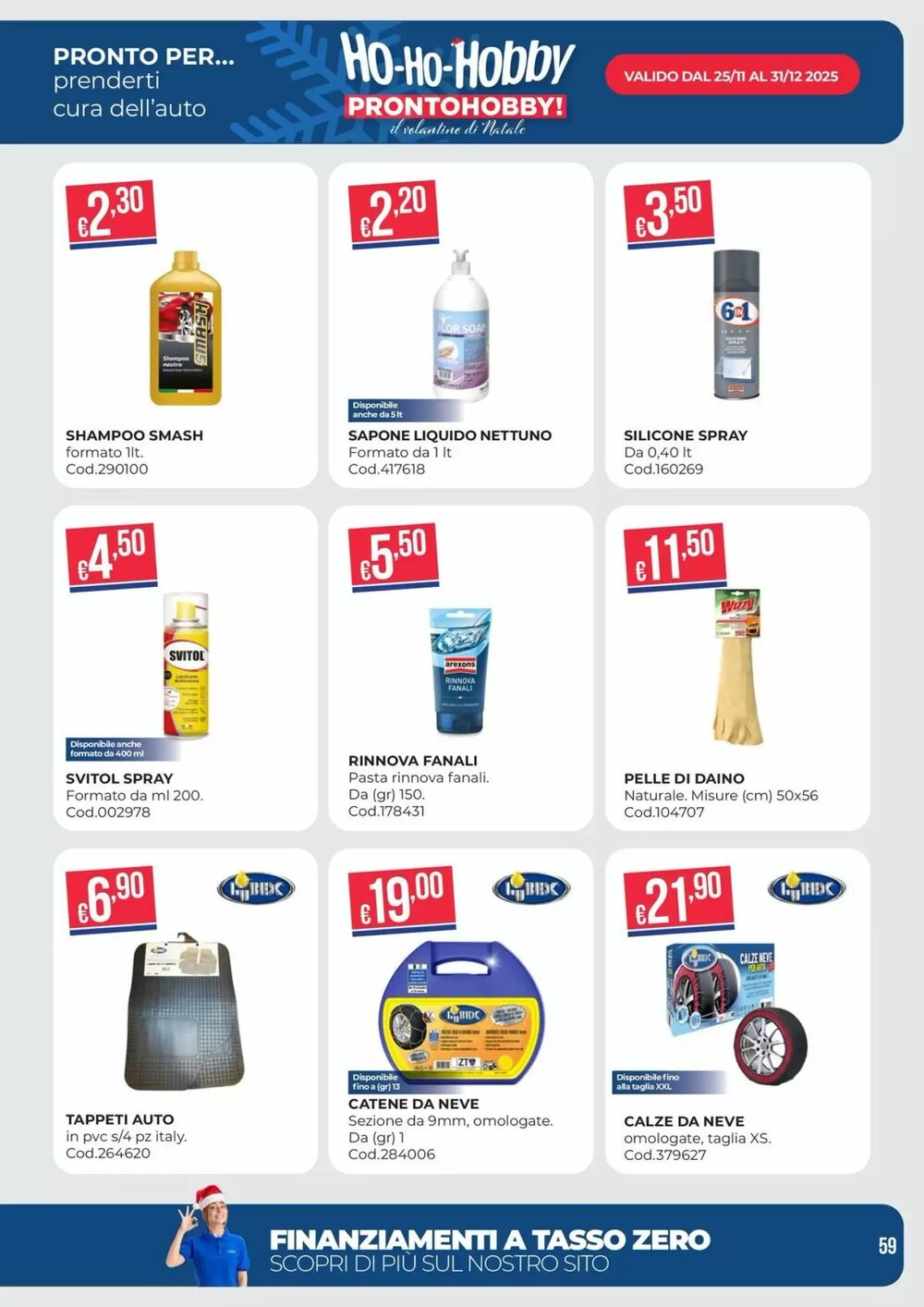 Volantino promozionale Pronto Hobby  valide dal 02/12/2025 - Pagina 59.