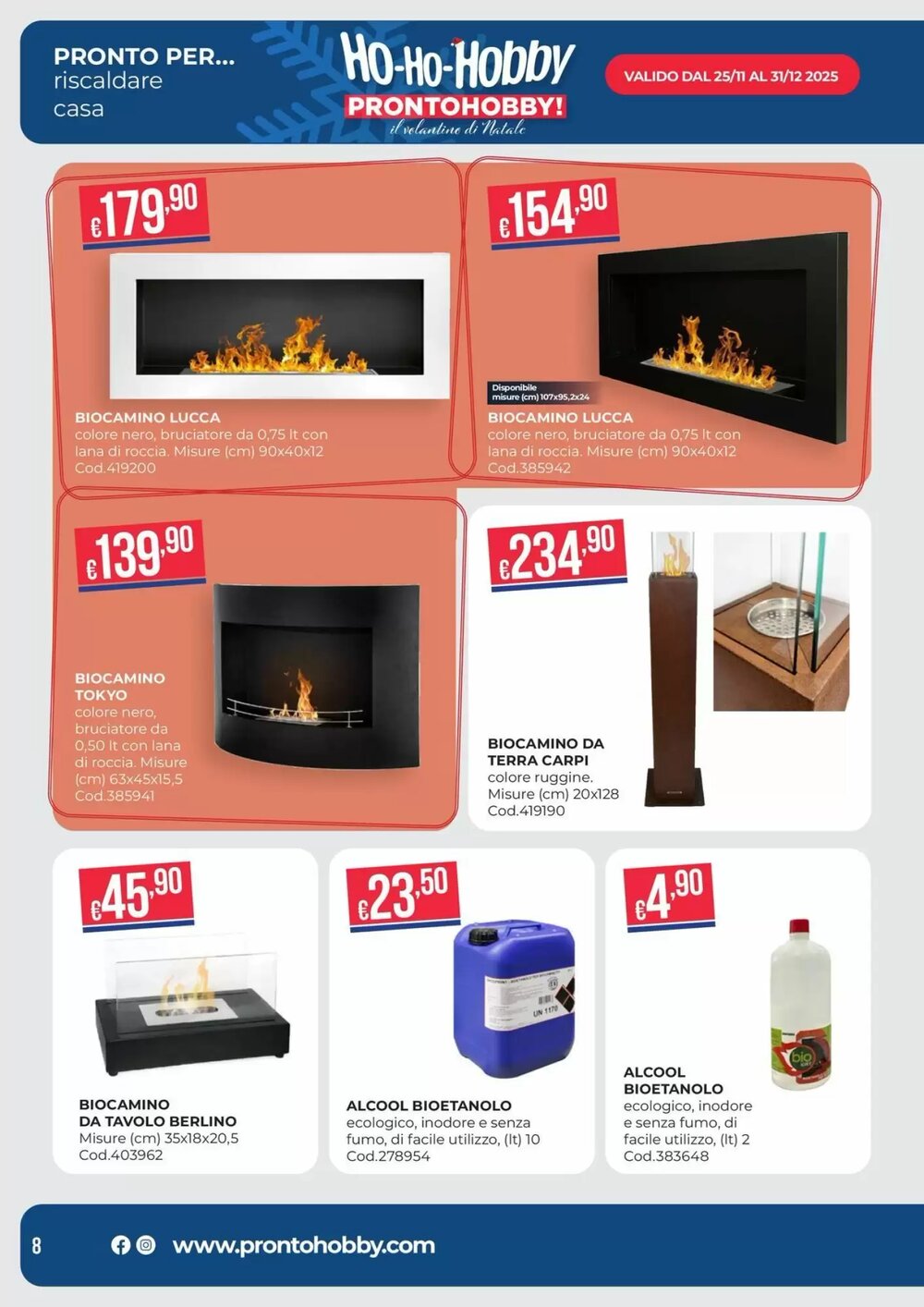 Volantino promozionale Pronto Hobby  valide dal 02/12/2025 - Pagina 8.