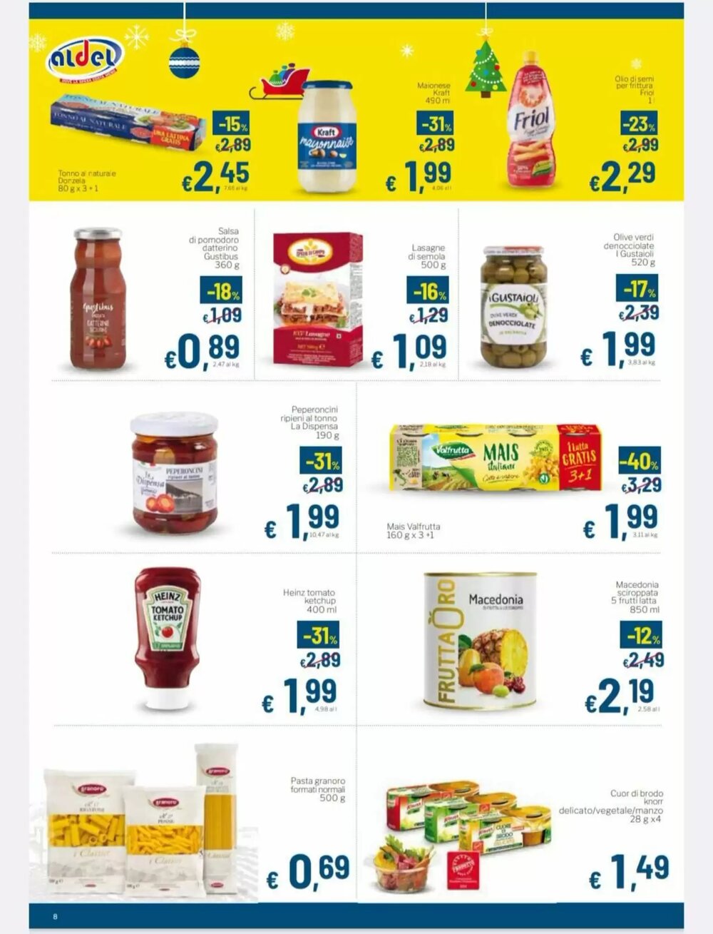 Volantino promozionale Aldel Discount  valide dal 02/12/2025 - Pagina 8.