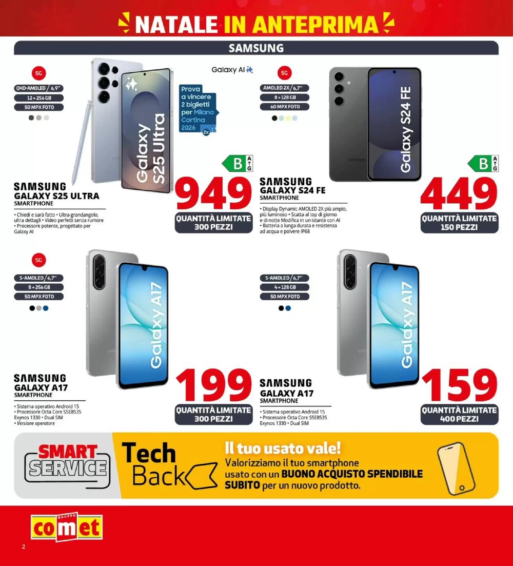 Volantino promozionale Comet  valide dal 02/12/2025 - Pagina 2.