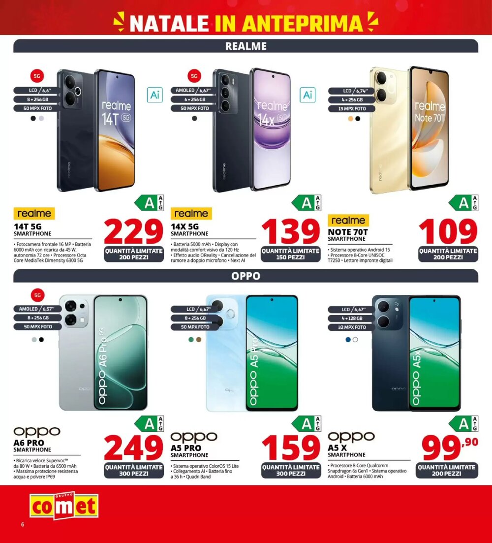 Volantino promozionale Comet  valide dal 02/12/2025 - Pagina 6.