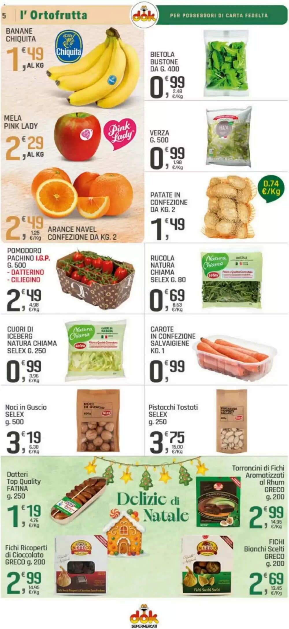 Volantino promozionale Supermercati Dok  valide dal 03/12/2025 - Pagina 5.