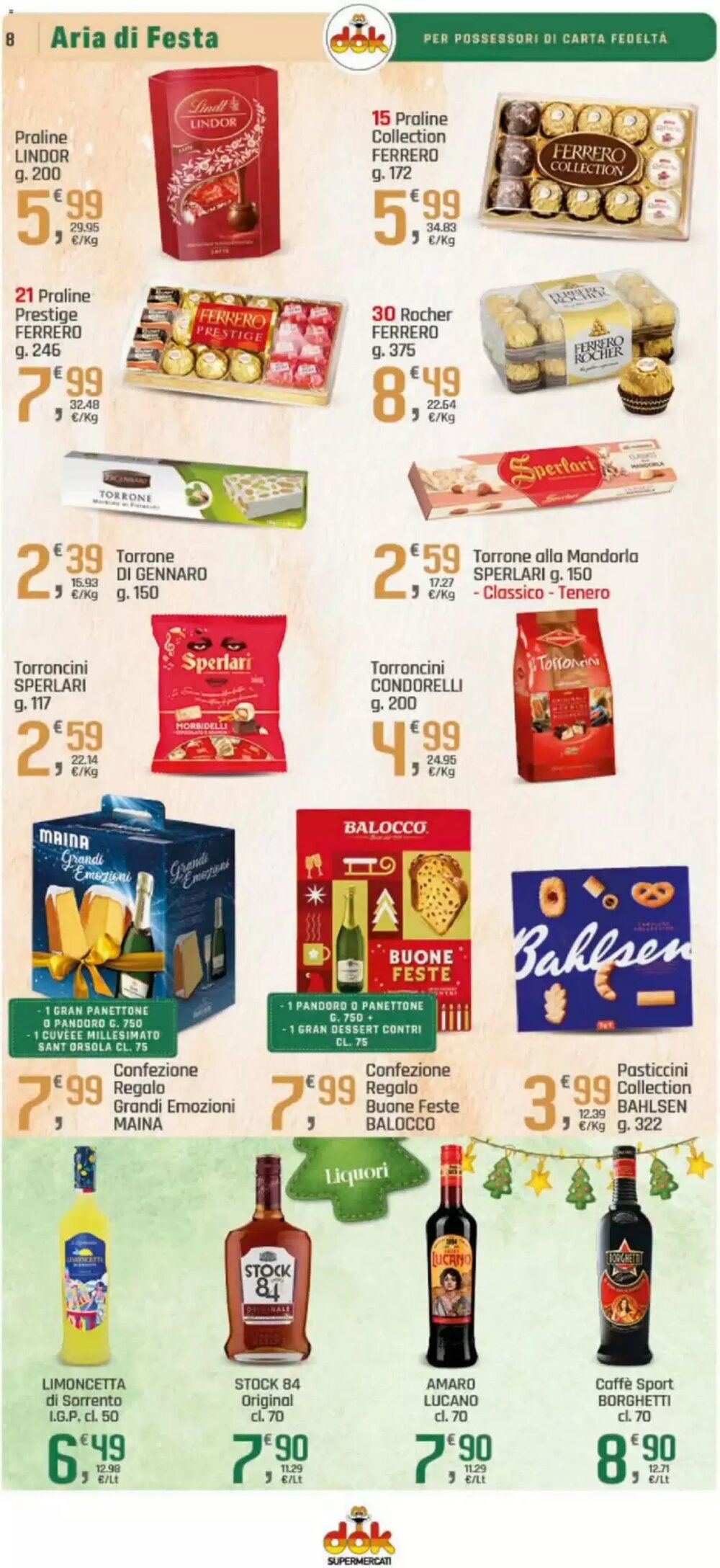 Volantino promozionale Supermercati Dok  valide dal 03/12/2025 - Pagina 8.