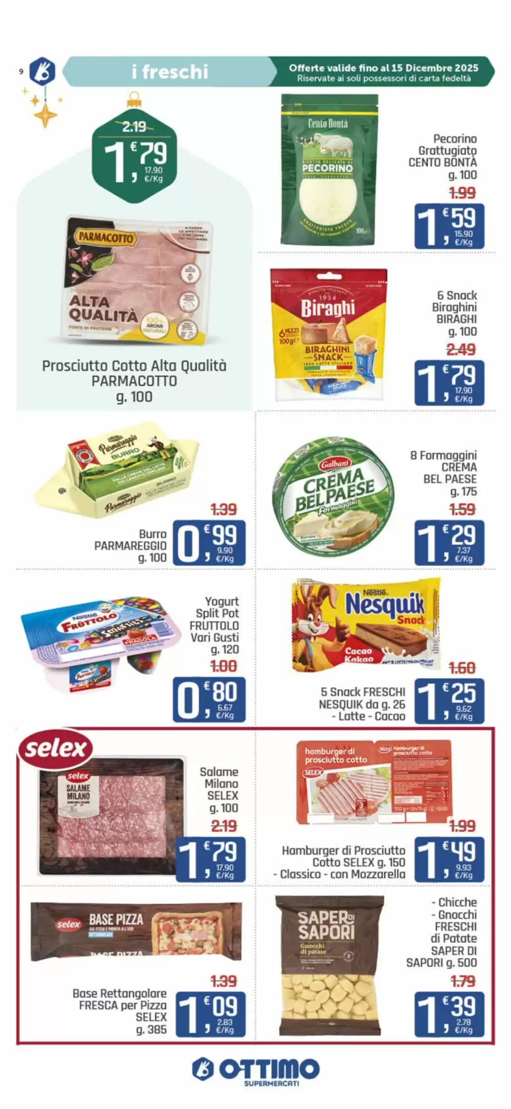 Volantino promozionale Ottimo Market  valide dal 03/12/2025 - Pagina 9.