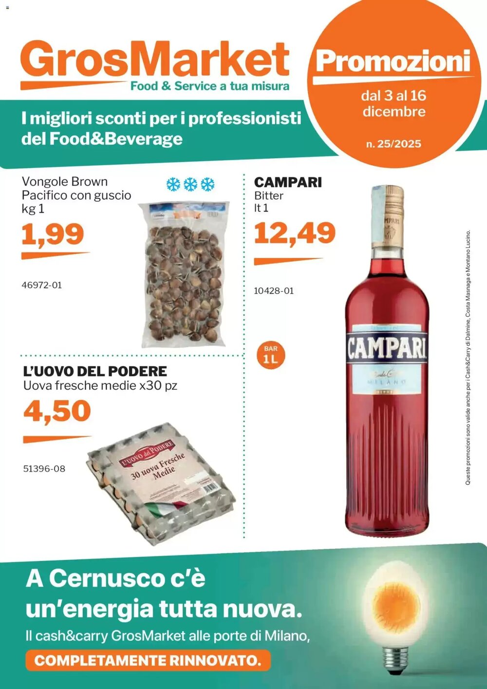 Volantino promozionale GrosMarket  valide dal 03/12/2025 - Pagina 1.