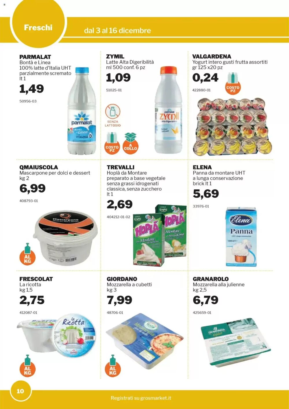 Volantino promozionale GrosMarket  valide dal 03/12/2025 - Pagina 10.