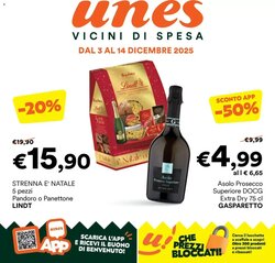 Volantino promozionale Unes valide dal 03/12/2025