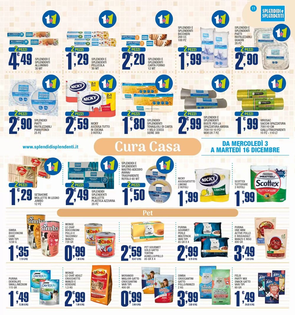 Volantino promozionale Splendidi e Splendenti  valide dal 03/12/2025 - Pagina 11.