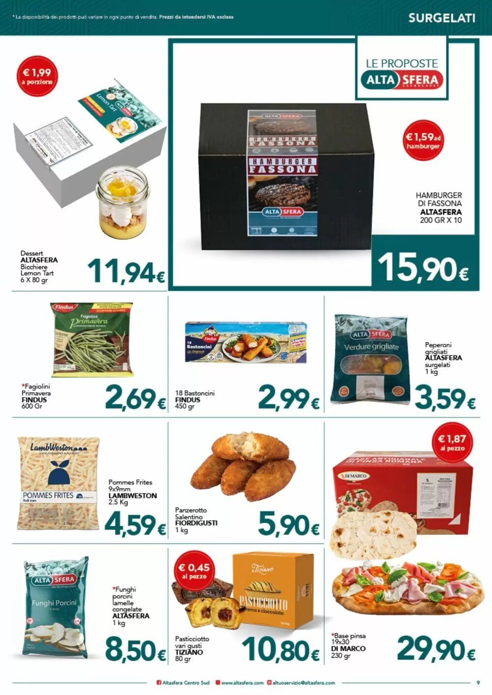 Volantino promozionale Altasfera  valide dal 03/12/2025 - Pagina 9.