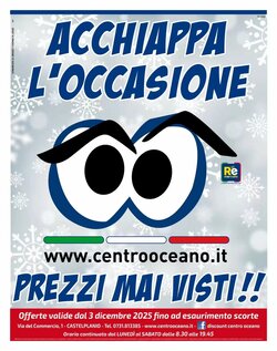 Volantino promozionale Centro Oceano valide dal 03/12/2025