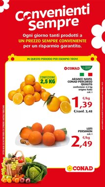 Volantino promozionale Conad valide dal 03/12/2025