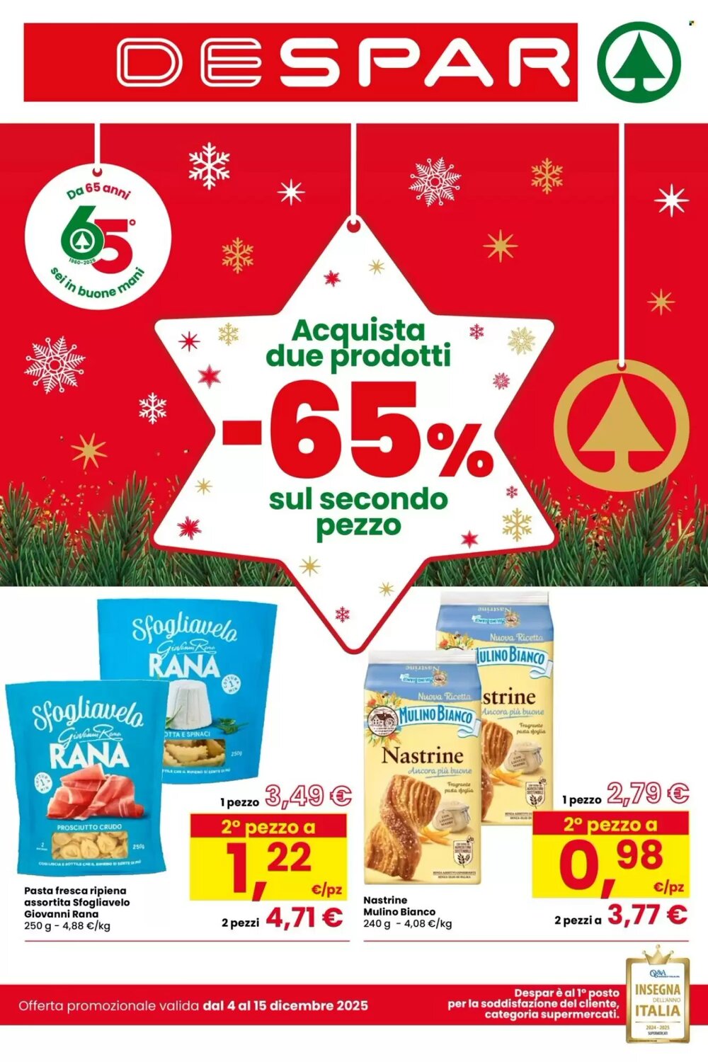 Volantino promozionale Despar  valide dal 04/12/2025 - Pagina 1.