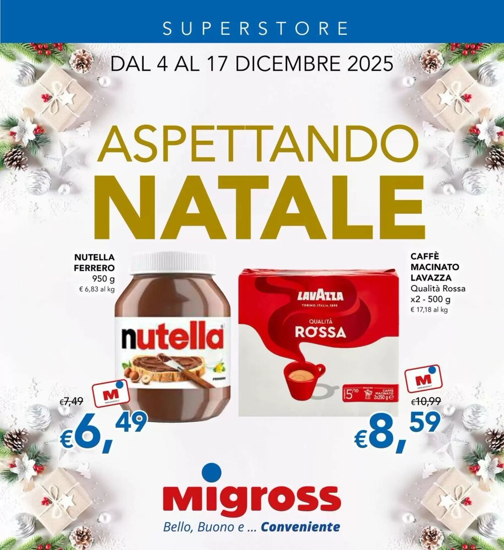 Volantino promozionale Migross Superstore  valide dal 04/12/2025 - Pagina 1.