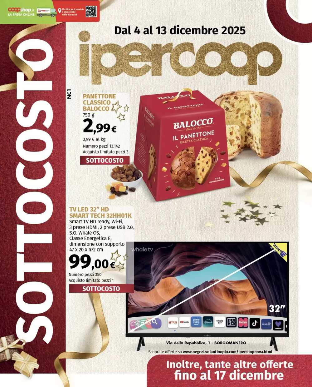 Volantino promozionale Ipercoop  valide dal 04/12/2025 - Pagina 1.