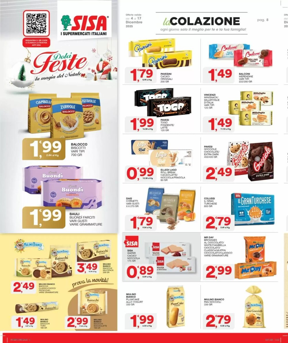 Volantino promozionale Sisa  valide dal 04/12/2025 - Pagina 8.