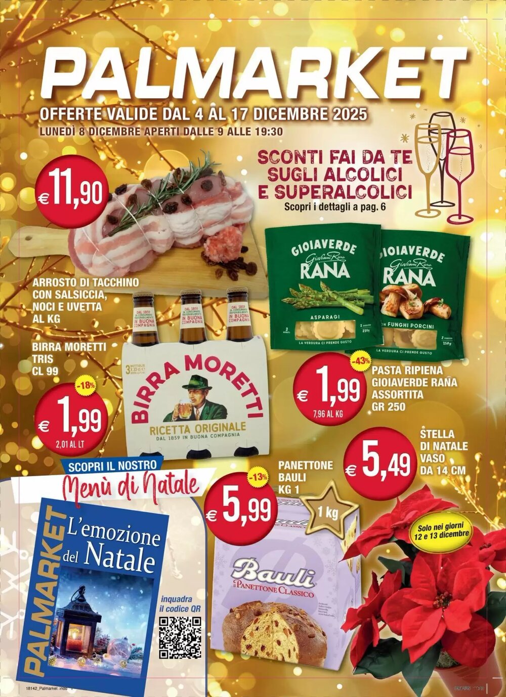 Volantino promozionale Palmarket  valide dal 04/12/2025 - Pagina 1.