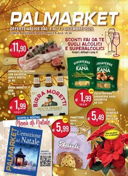 Volantino promozionale Palmarket valide dal 04/12/2025