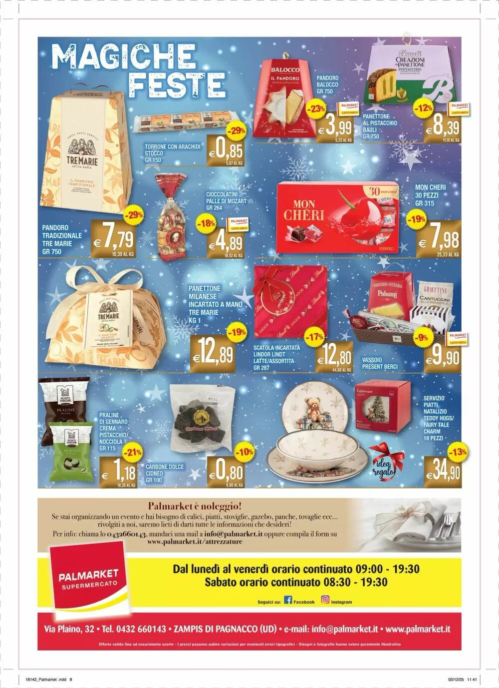 Volantino promozionale Palmarket  valide dal 04/12/2025 - Pagina 8.