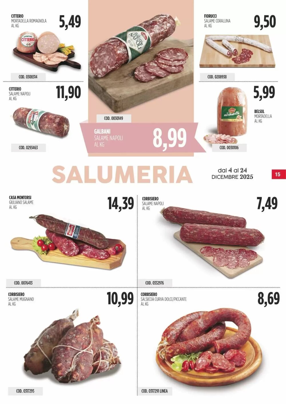 Volantino promozionale Carico Cash & Carry  valide dal 04/12/2025 - Pagina 15.
