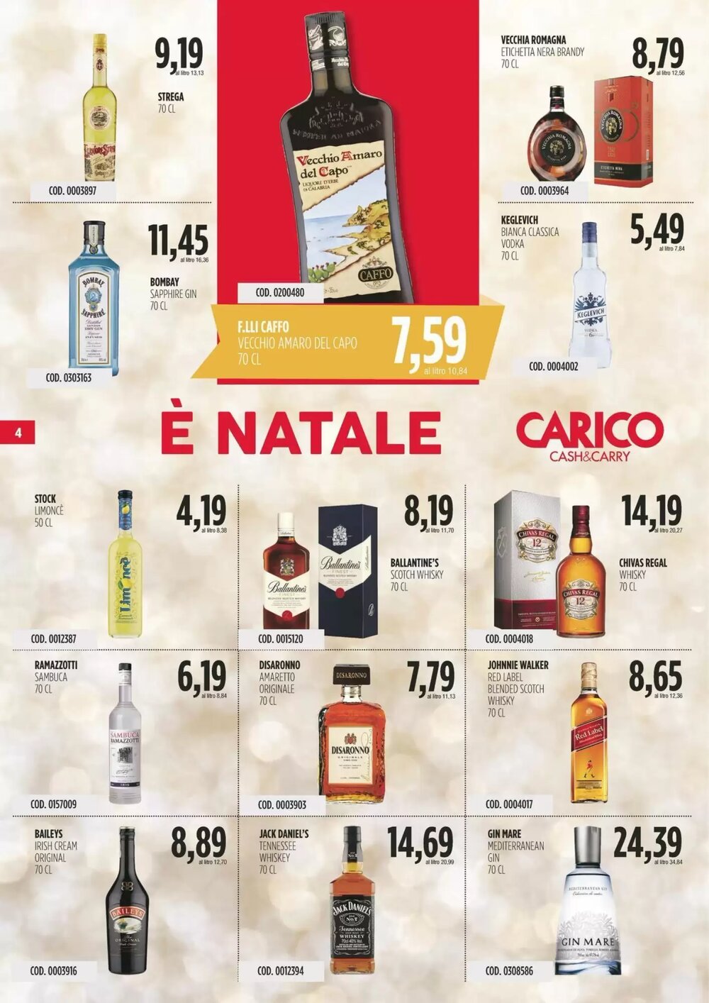Volantino promozionale Carico Cash & Carry  valide dal 04/12/2025 - Pagina 4.