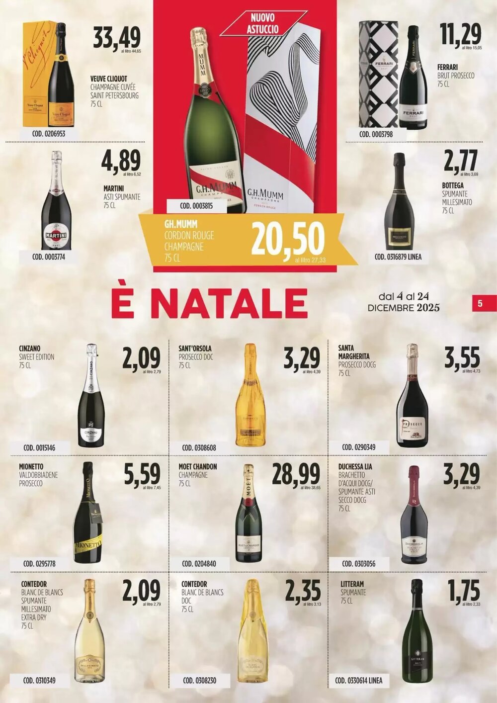 Volantino promozionale Carico Cash & Carry  valide dal 04/12/2025 - Pagina 5.